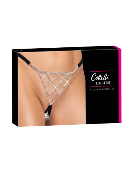 String ouvert strass - Cotelli Lingerie